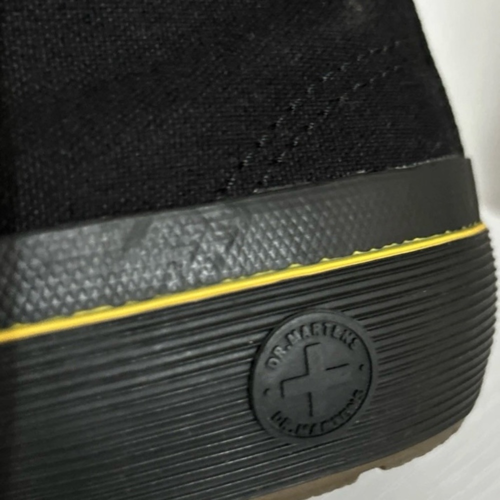 Dr Martens Docs Allana Black Canvas High Top Sneakers Boots Shoes-Womens 7 - Picture 7 of 9
